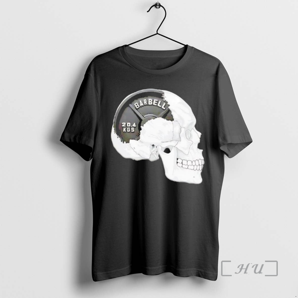 Trending Skull Dumbbell Mind Barbell T-Shirts, Hoodie, Sweatshirt | AU18TeeNovaLab.com
