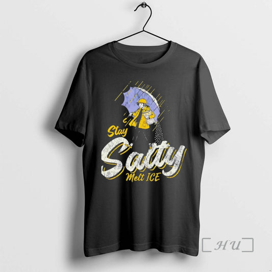 Trending Stay Salty Melt Ice Umbrella Rain Jacket Graphic T-Shirts, Hoodie, Sweatshirt | AU18TeeNovaLab.com