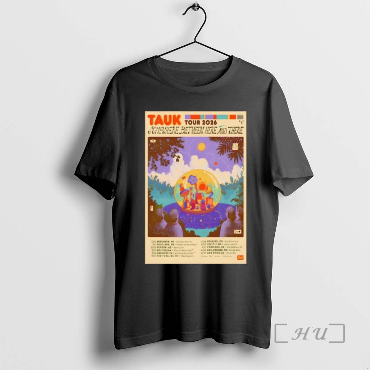 Trending Tauk Somewhere Between Here And There Tour 26 T-Shirts, Hoodie, Sweatshirt | AU18TeeNovaLab.com
