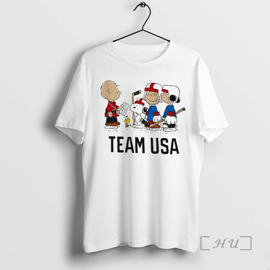 Trending Team Usa X Peanuts Outerstuff Hockey T-Shirts, Hoodie, Sweatshirt | AU18TeeNovaLab.com