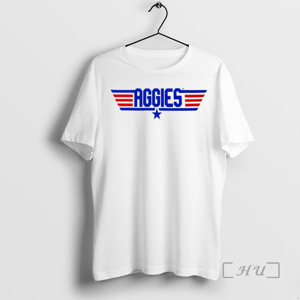 Trending Texas A And M Aggies X Top Gun Logo Parody Circle Premium T Shirts