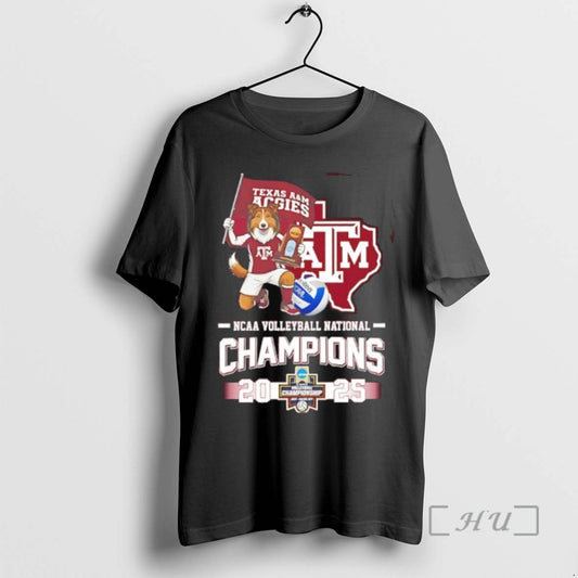 Trending Texas Am Aggies 2025 Volleyball National Champions Mascot Flag