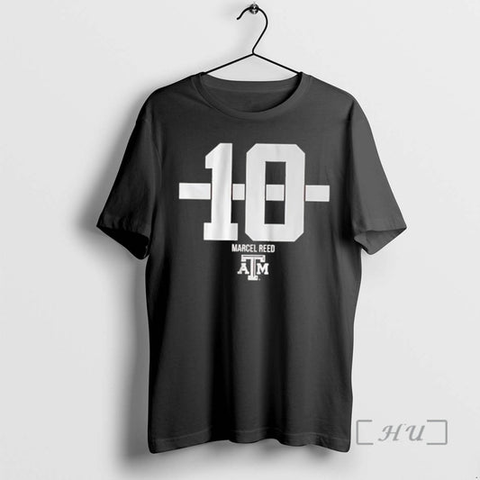 Trending Texas Am Football Marcel Reed 10 Stripe T-Shirts, Hoodie, Sweatshirt | AU18TeeNovaLab.com