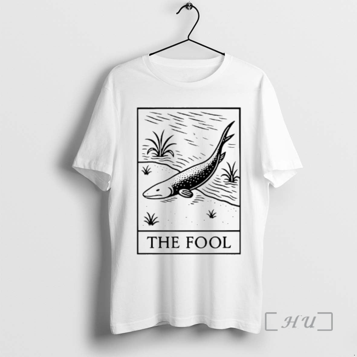 Trending The Fool Tarot Card Fish Walking T-Shirts, Hoodie, Sweatshirt | AU18TeeNovaLab.com