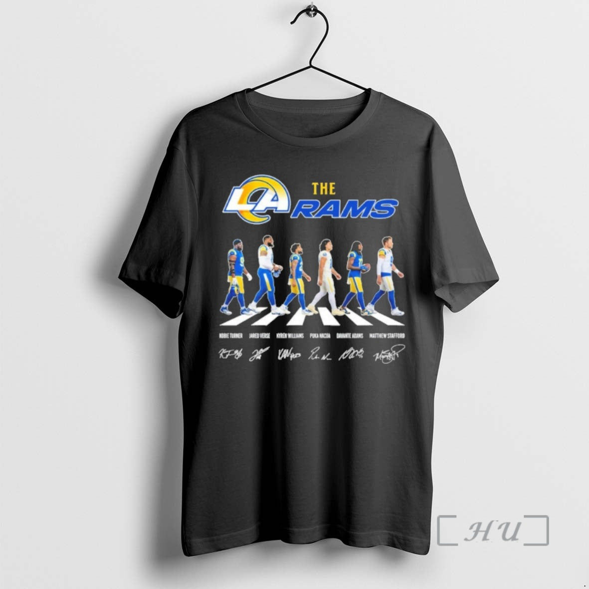 Trending The Rams Player Abbey Road Signature T-Shirts, Hoodie, Sweatshirt | AU18TeeNovaLab.com
