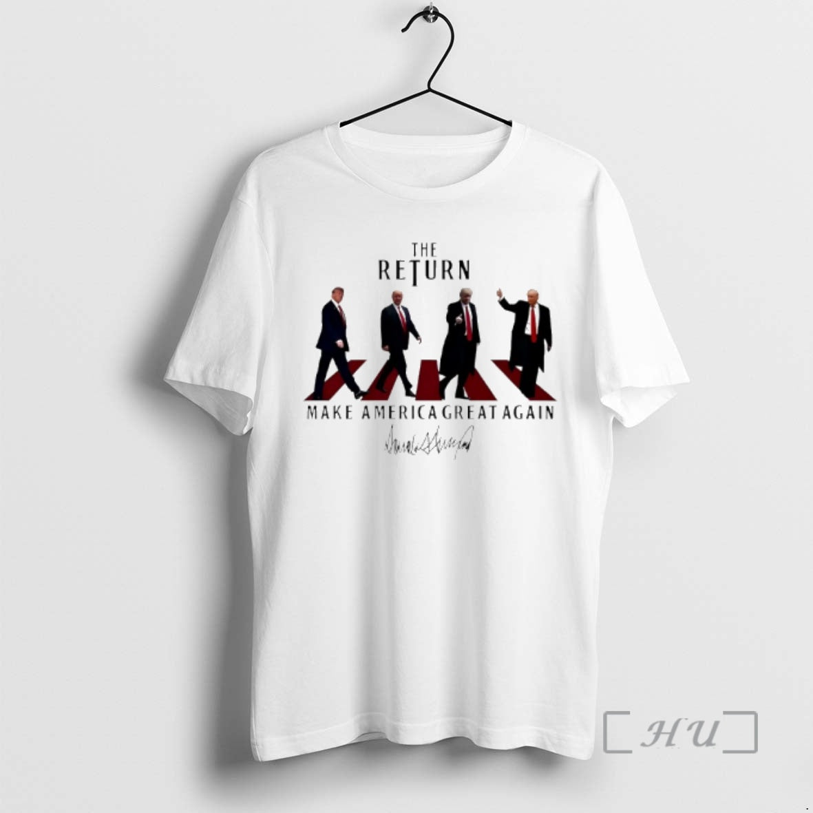 Trending The Return Make America Great Again Abbey Road President Donald J Trump Premium T-Shirts, Hoodie, Sweatshirt