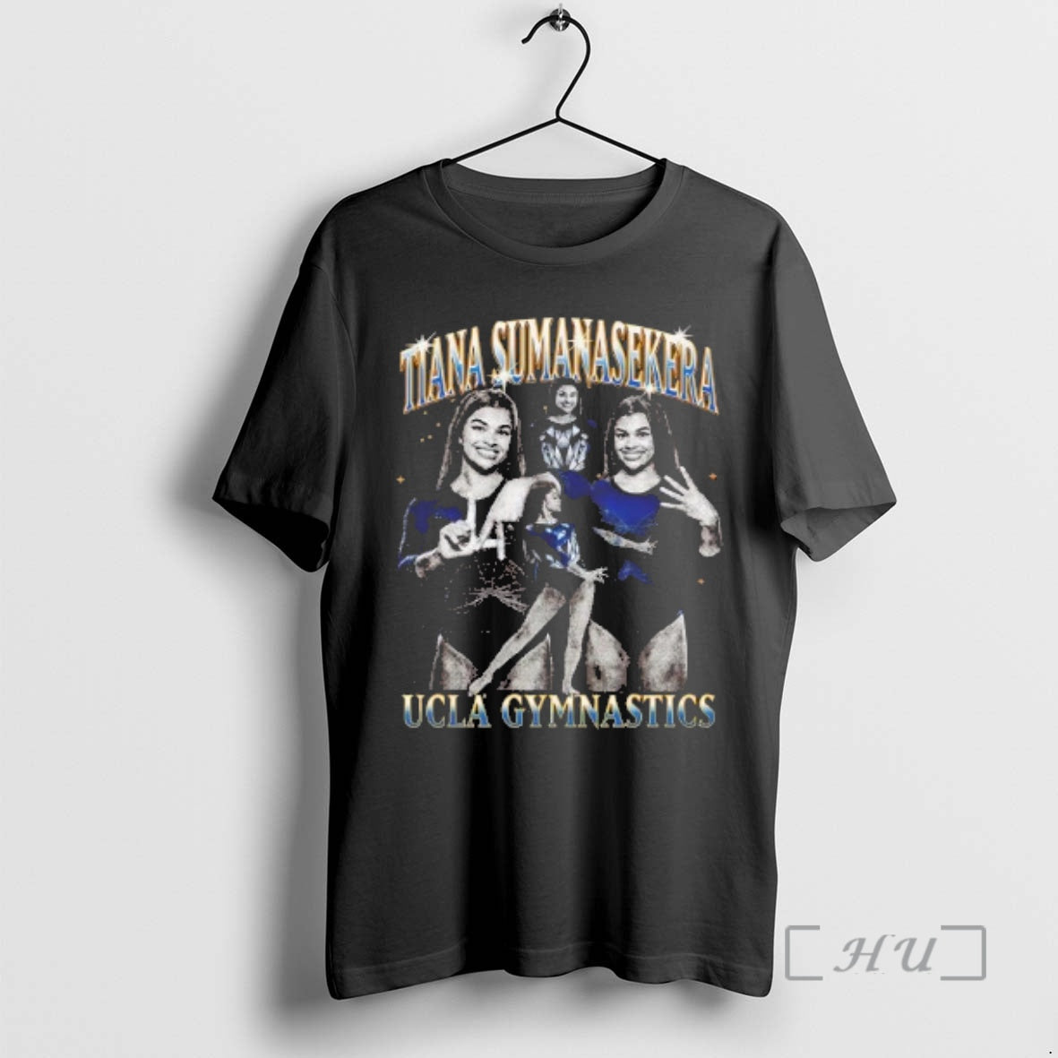 Trending Tiana Sumanasekera Illustrated Ucla Gymnastics Picture Collage T-Shirts, Hoodie, Sweatshirt | AU18TeeNovaLab.com