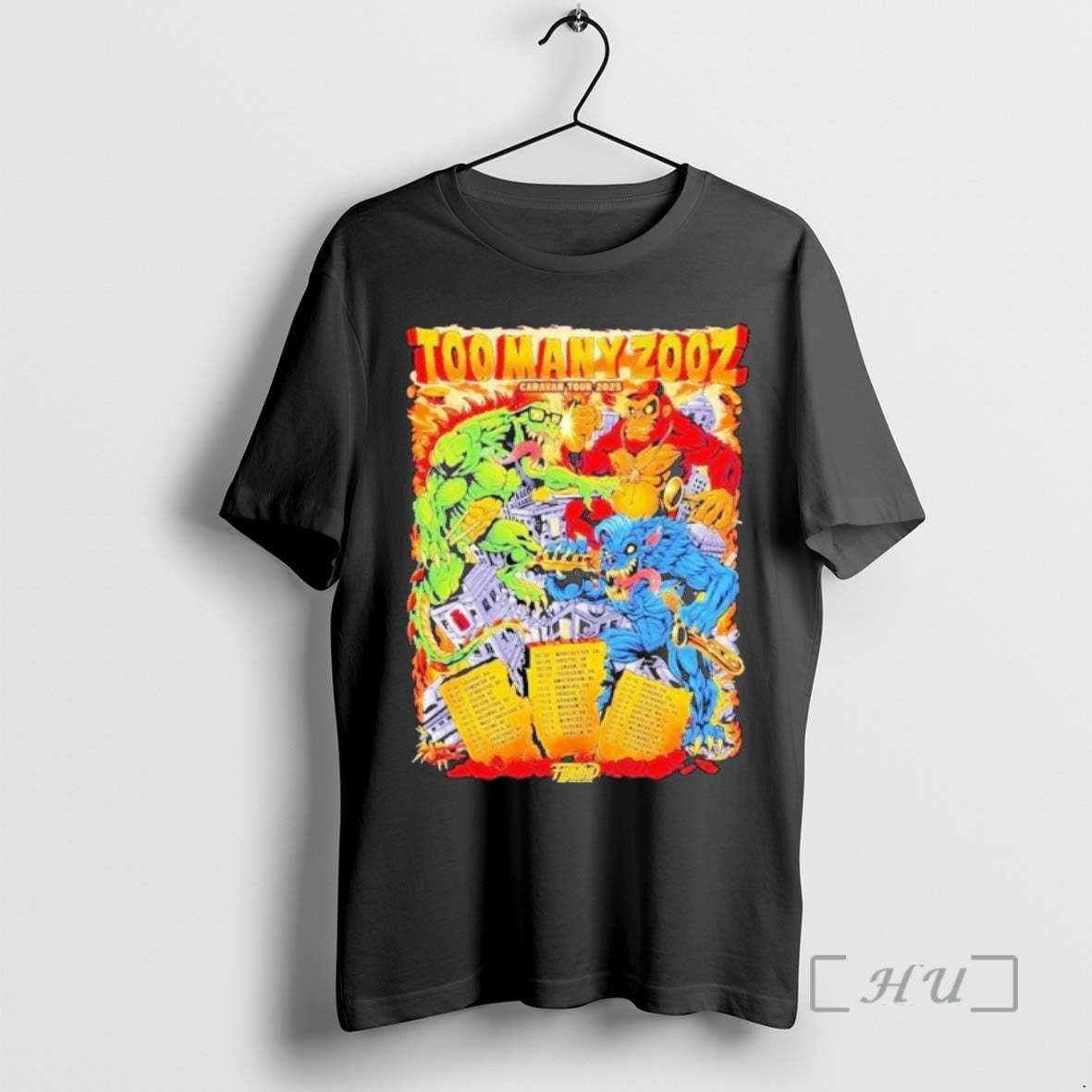 Trending Too Many Zooz Caravan Tour 2025 Dates T-Shirts, Hoodie, Sweatshirt | AU18TeeNovaLab.com