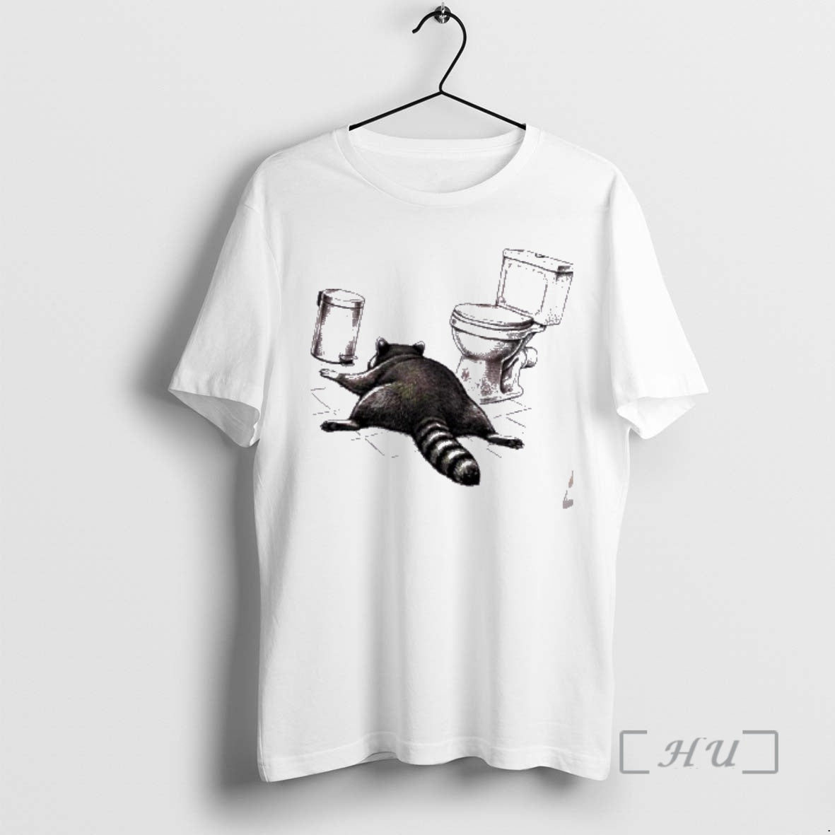 Trending Trash Raccoon Hangover Toilet T-Shirts, Hoodie, Sweatshirt | AU18TeeNovaLab.com