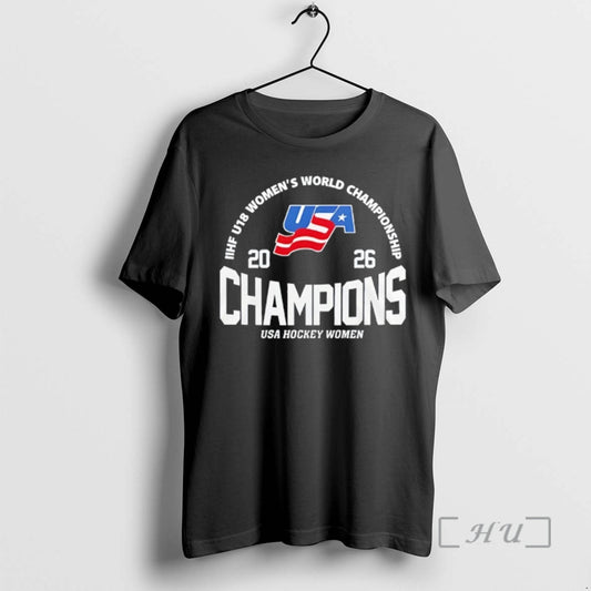 Trending Usa Hockey 2026 U18 Womens World Champions T-Shirts, Hoodie, Sweatshirt | AU18TeeNovaLab.com