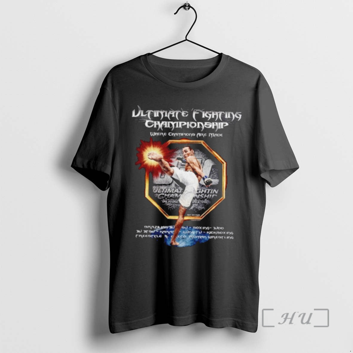 Trending Ultimate Fighting Championship Where Champions Are Made T-Shirts, Hoodie, Sweatshirt | AU18TeeNovaLab.com