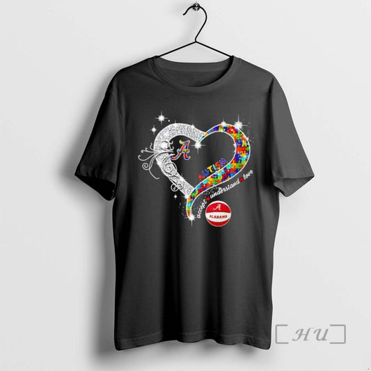 Trending University Of Alabama Autism Awareness Accept Understand Love T-Shirts, Hoodie, Sweatshirt | AU18TeeNovaLab.com