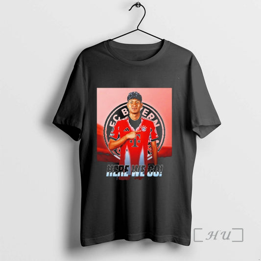 Trending Virgilio Olaya To Bayern Munich Here We Go T-Shirts, Hoodie, Sweatshirt | AU18TeeNovaLab.com