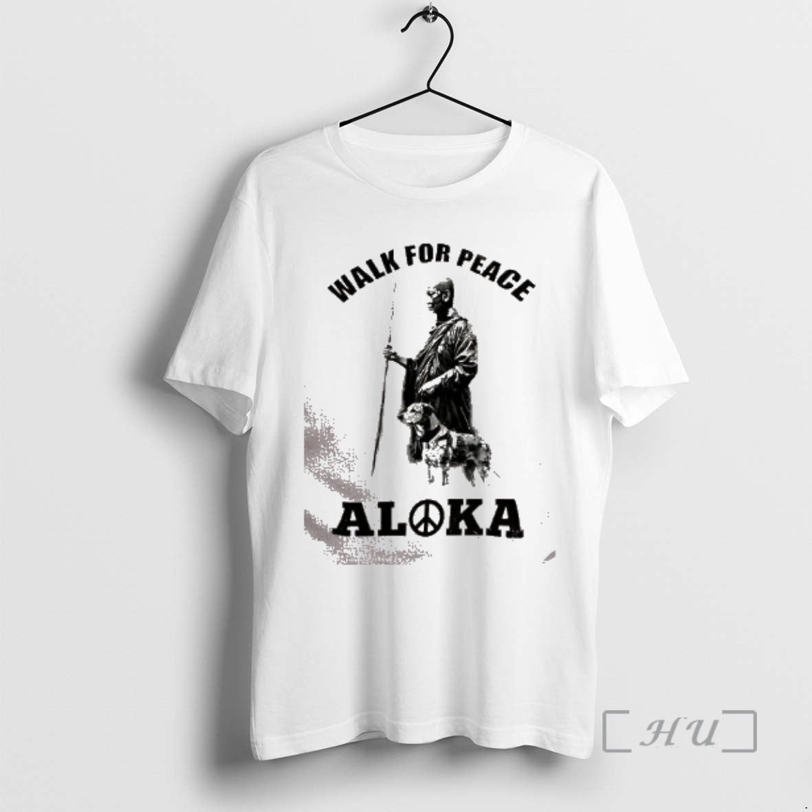 Trending Walk For Peace Aloka Dog And Monks Sketch T-Shirts, Hoodie, Sweatshirt | AU18TeeNovaLab.com