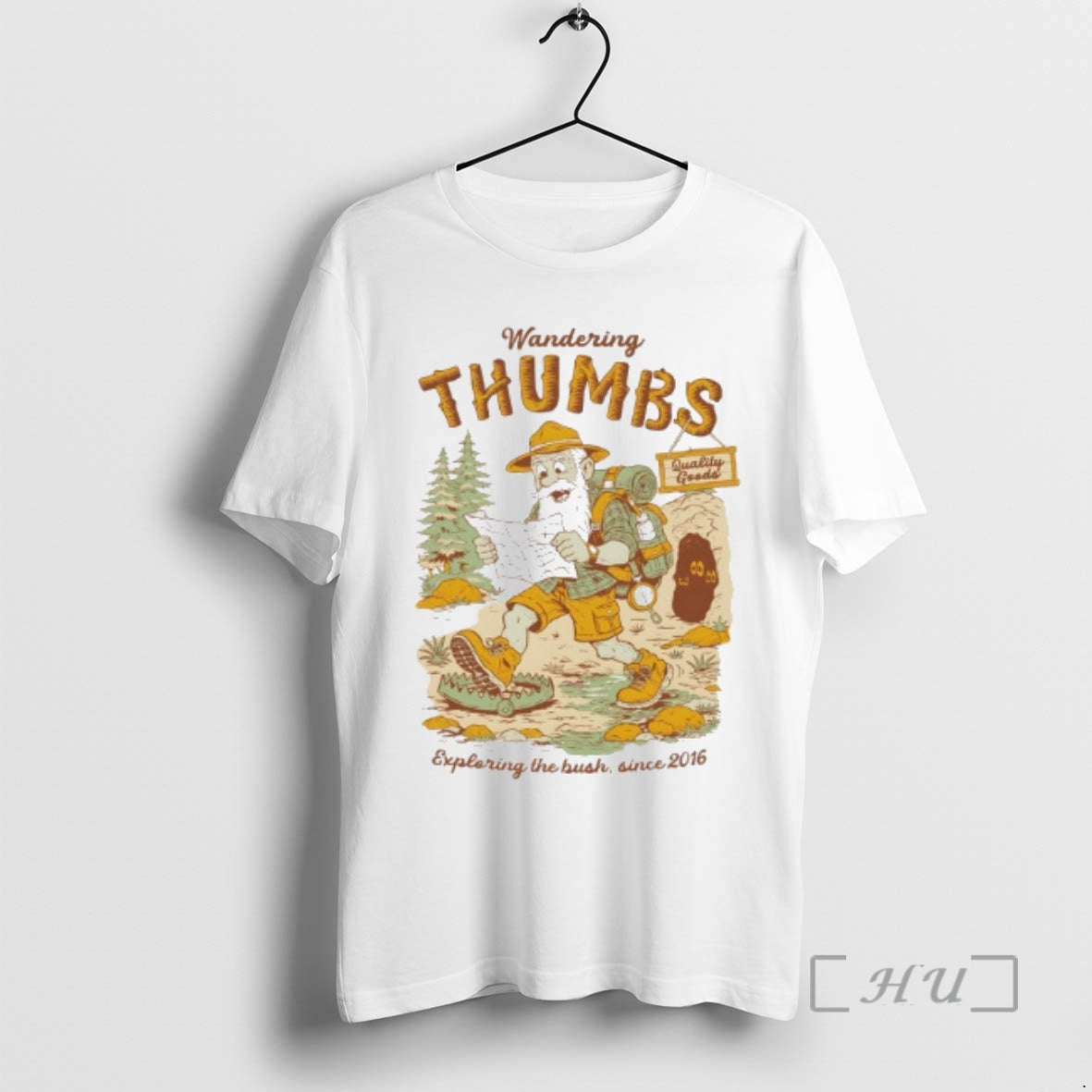 Trending Wandering Thumbs Exploring The Bush Since 2016 T-Shirts, Hoodie, Sweatshirt | AU18TeeNovaLab.com
