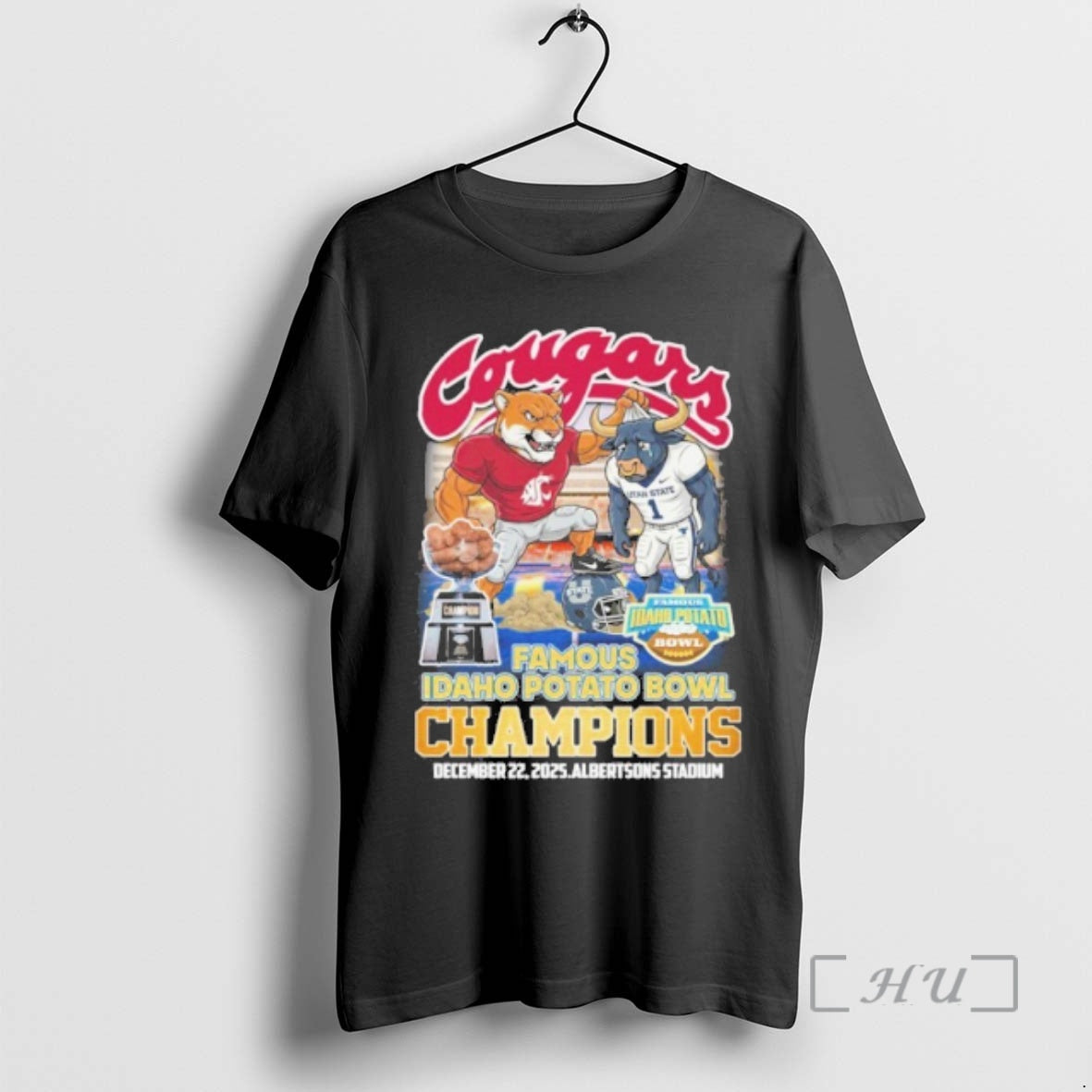 Trending Washington State Cougars Mascot 2025 Idaho Potato Bowl Champions T-Shirts, Hoodie, Sweatshirt | AU18TeeNovaLab.com