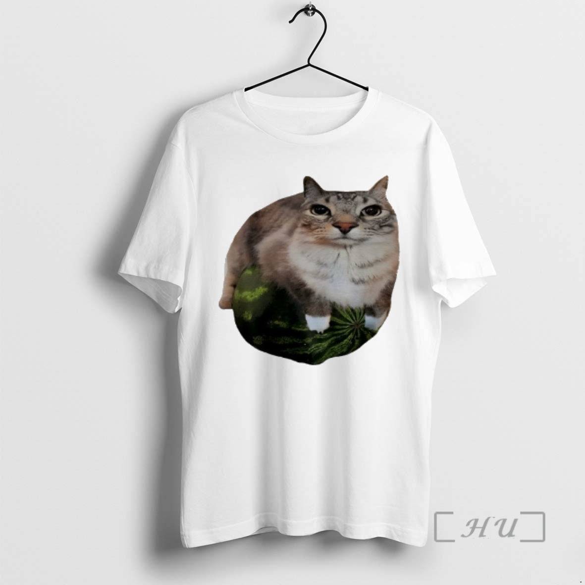 Trending Watermelon Cat Silly Meme T-Shirts, Hoodie, Sweatshirt | AU18TeeNovaLab.com