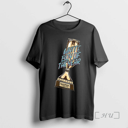 Trending White Boy Of The Year Underwhelming Podcast Trophy Logo T-Shirts, Hoodie, Sweatshirt | AU18TeeNovaLab.com
