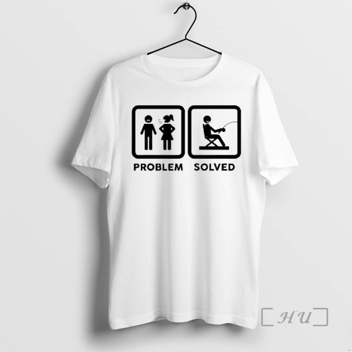 Trending Wife Problem Solved Funny Fishing Lover T-Shirts, Hoodie, Sweatshirt | AU18TeeNovaLab.com