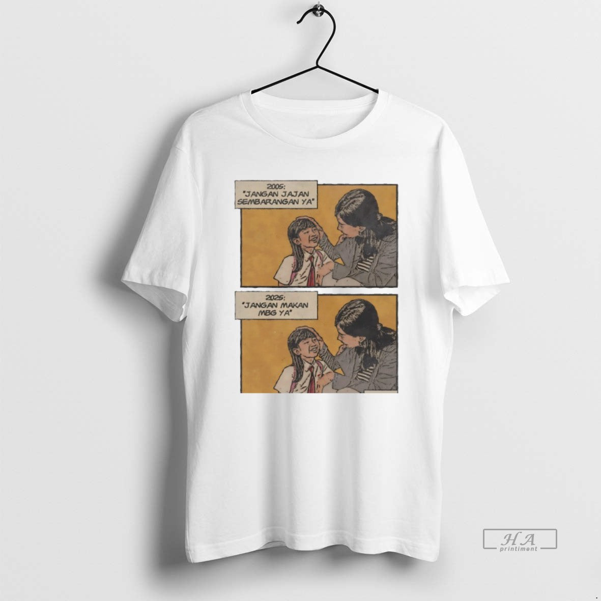Trendy 2005 Jangan Jajan Sembarangan Ya 2025 Jangan Makan Mbg Ya T-Shirts, Hoodie, Sweatshirt | AU18TeeNovaLab.com