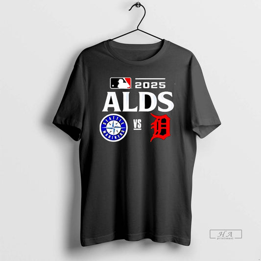 Trendy Alds Seattle Mariners Vs Detroit Tigers 2025 Mlb Matchup Logo