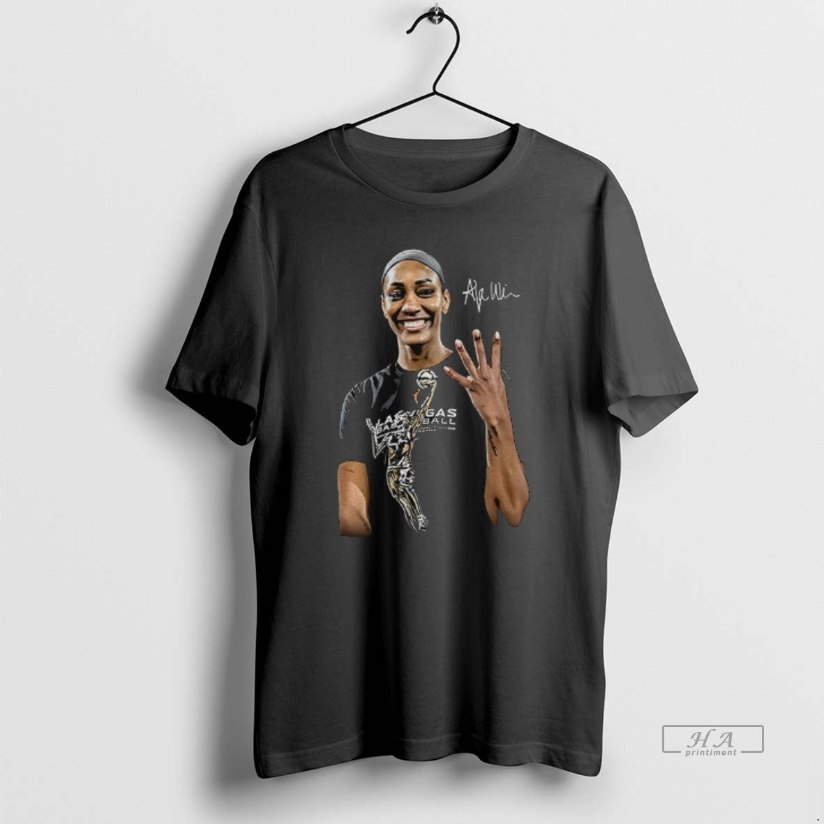 Trendy Aja Wilson Las Vegas Aces Wnba Basketball 2025 Signature T-Shirts, Hoodie, Sweatshirt | AU18TeeNovaLab.com