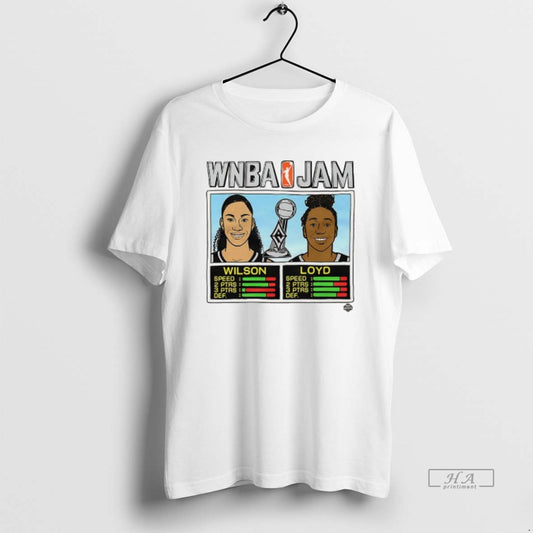 Trendy Aja Wilson And Jewell Loyd Las Vegas Aces Wnba Jam 2025 Champs