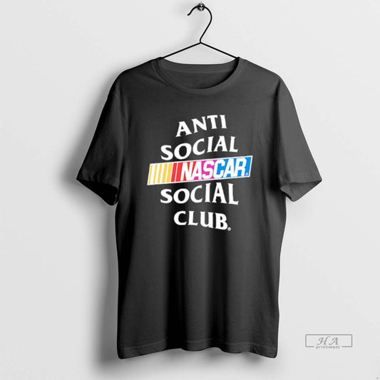 Trendy Anti Social Social Club X Nascar Game Logo