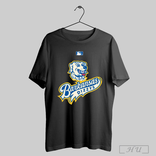 Trendy Barkansas Dizzys Milb New Arkansas Alternate Identity Honors Its Groundskeepers Dog Logo T Shirts