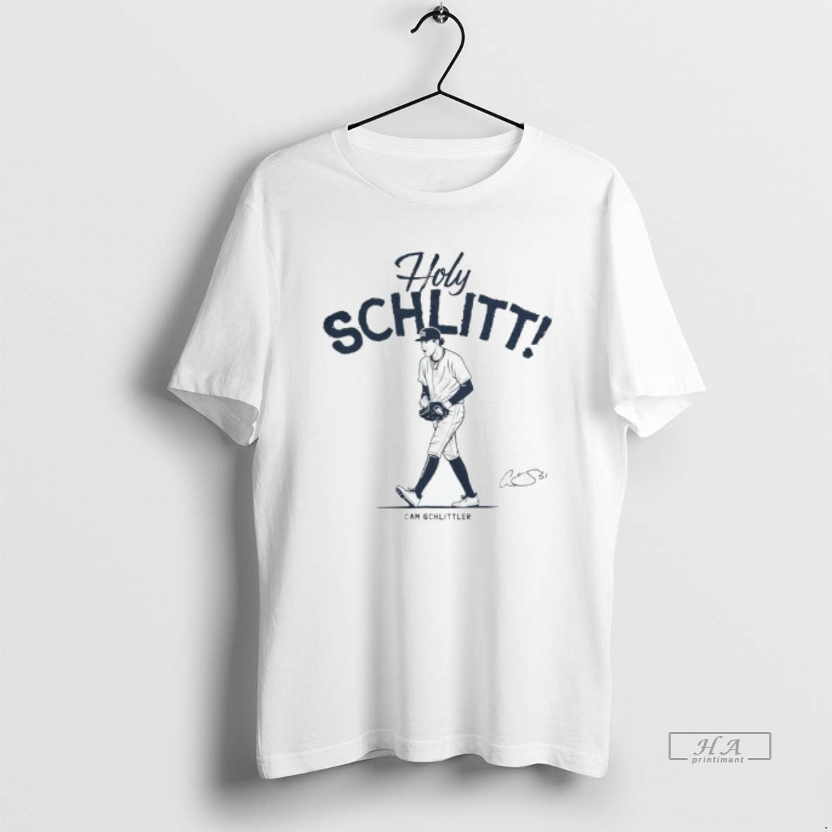 Trendy Cam Schlittler Holy Schlitt New York Yankees Baseball Signature