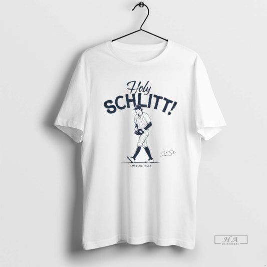 Trendy Cam Schlittler Holy Schlitt New York Yankees Baseball Signature