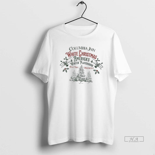 Trendy Columbia Inn White Christmas Americas Winter Playground Pine Tree