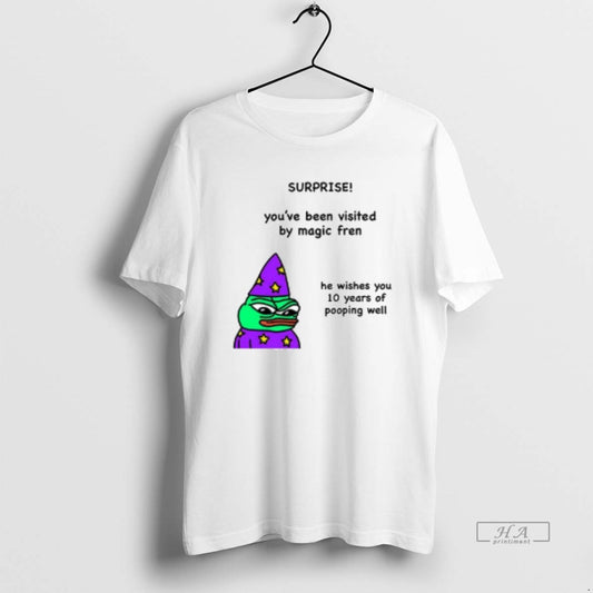 Trendy Frog Surprise Youve Been Visited By Magic Fren Ceramic Ceramic And Classic Dad Cap