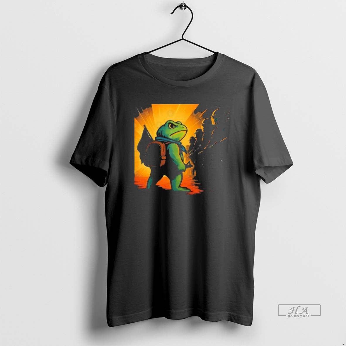 Trendy Frogs Against Fascism Vintage Retro