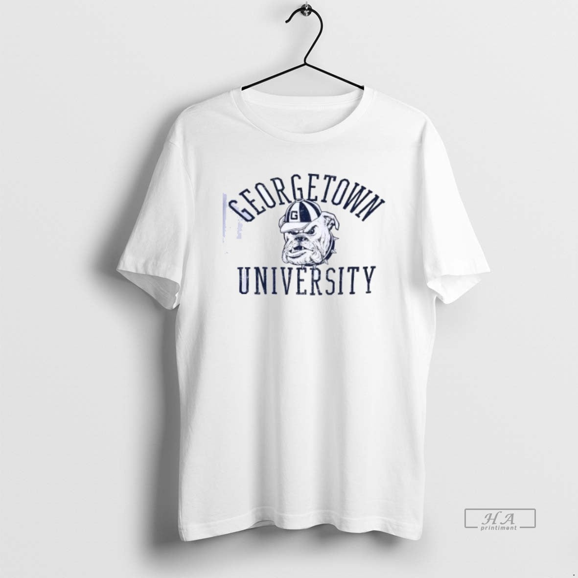 Trendy Georgetown University Vintage Campus Shirts