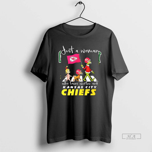 Trendy Grinch Just A Woman Who Loves Winter And Kansas City Chiefs