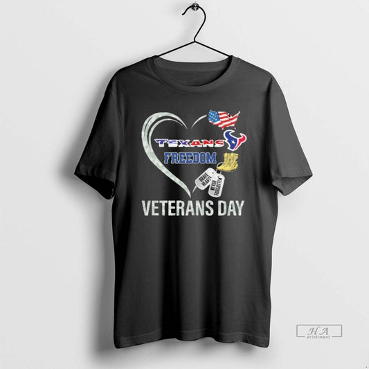 Trendy Houston Texans Freedom Veterans Day