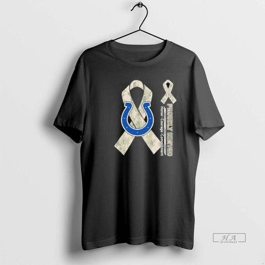 Trendy Indianapolis Colts Proudly Served Honor Courage Commitment