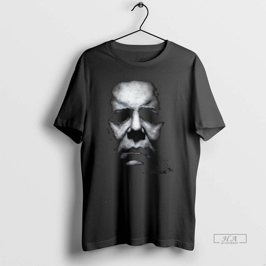 Trendy Michael Myers Halloween Big Face Graphic