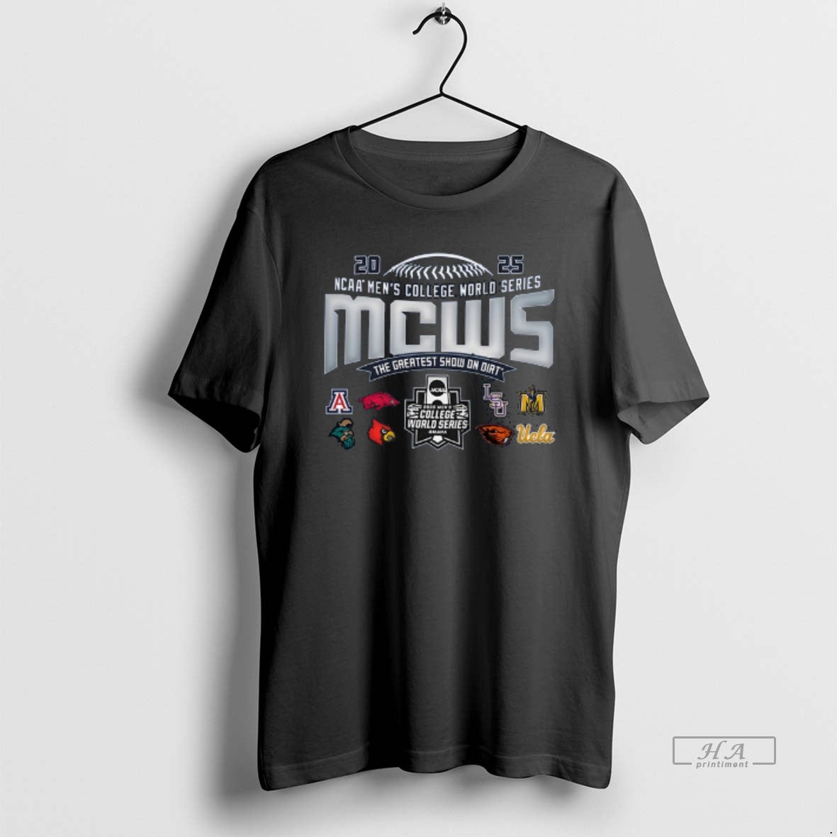 Trendy Ncaa Mens College World Series Mcws The Greatest Show On Dirt 2025 8 Teams