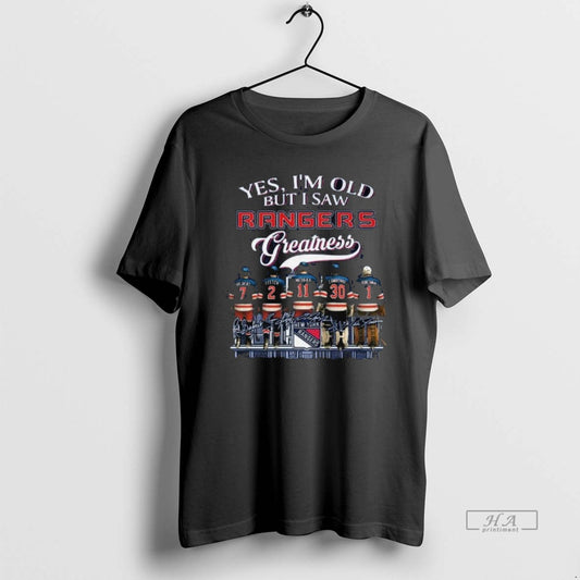 Trendy New York Rangers Yes Im Old But I Saw Rangers Greatness Squad 2025 Signatures