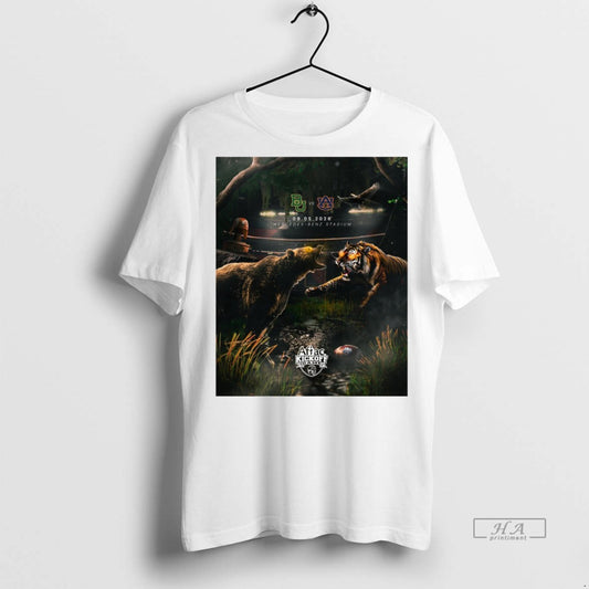 Trendy Official Baylor Bears Vs Auburn Tigers 2026 Aflac Kickoff Game September 5 2026 At