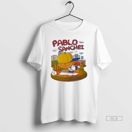 Trendy Pablo Sanchez 2025 Baseball Cartoon