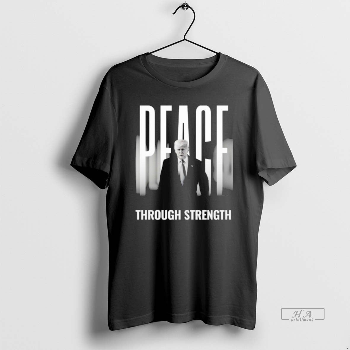 Trendy Peace Through Strength Donald Trump T-Shirts, Hoodie, Sweatshirt | AU18TeeNovaLab.com