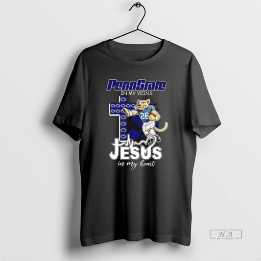 Trendy Penn State In My Veins Jesus In My Heart Ceramic Ceramic And Classic Dad