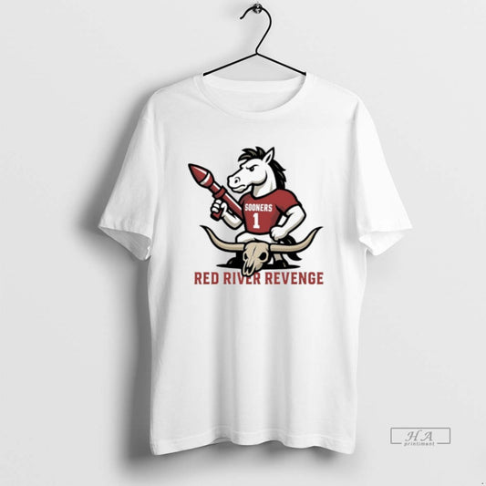 Trendy Red River Revenge Sooners Mascot College Game Day