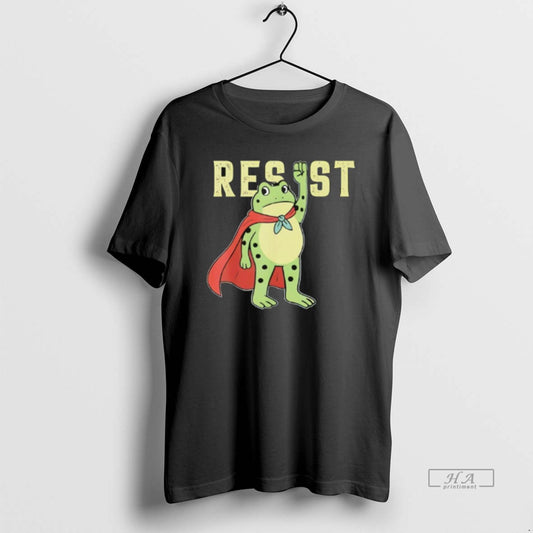 Trendy Resist Frog Portland Frog Protest Frog
