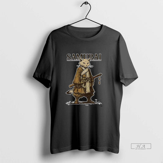 Trendy Samurai Cat Japan Japanese Warrior