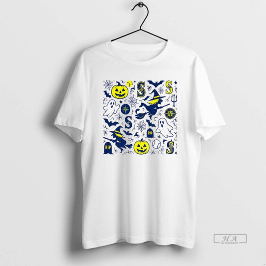 Trendy Seattle Mariners Inspired Modern Halloween