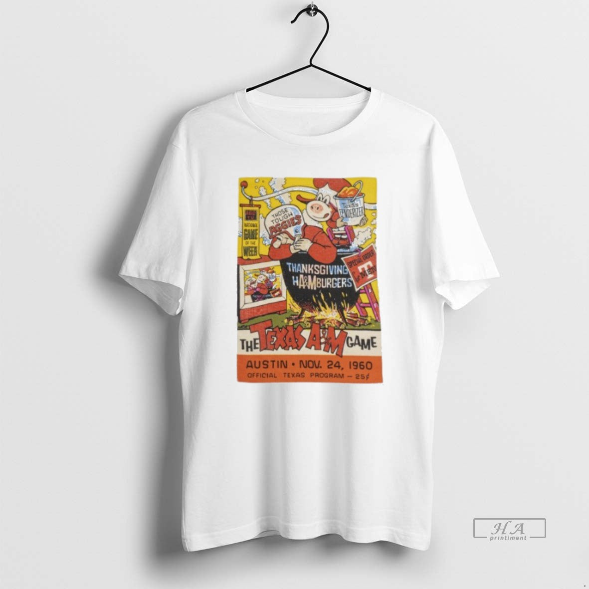 Trendy Texas Longhorns The Game Thanksgiving Am Burgers Austin Nov 24 1960